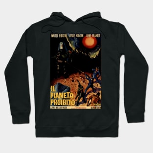 CLassic Sci-Fi Movie Poster - Forbidden Planet Hoodie